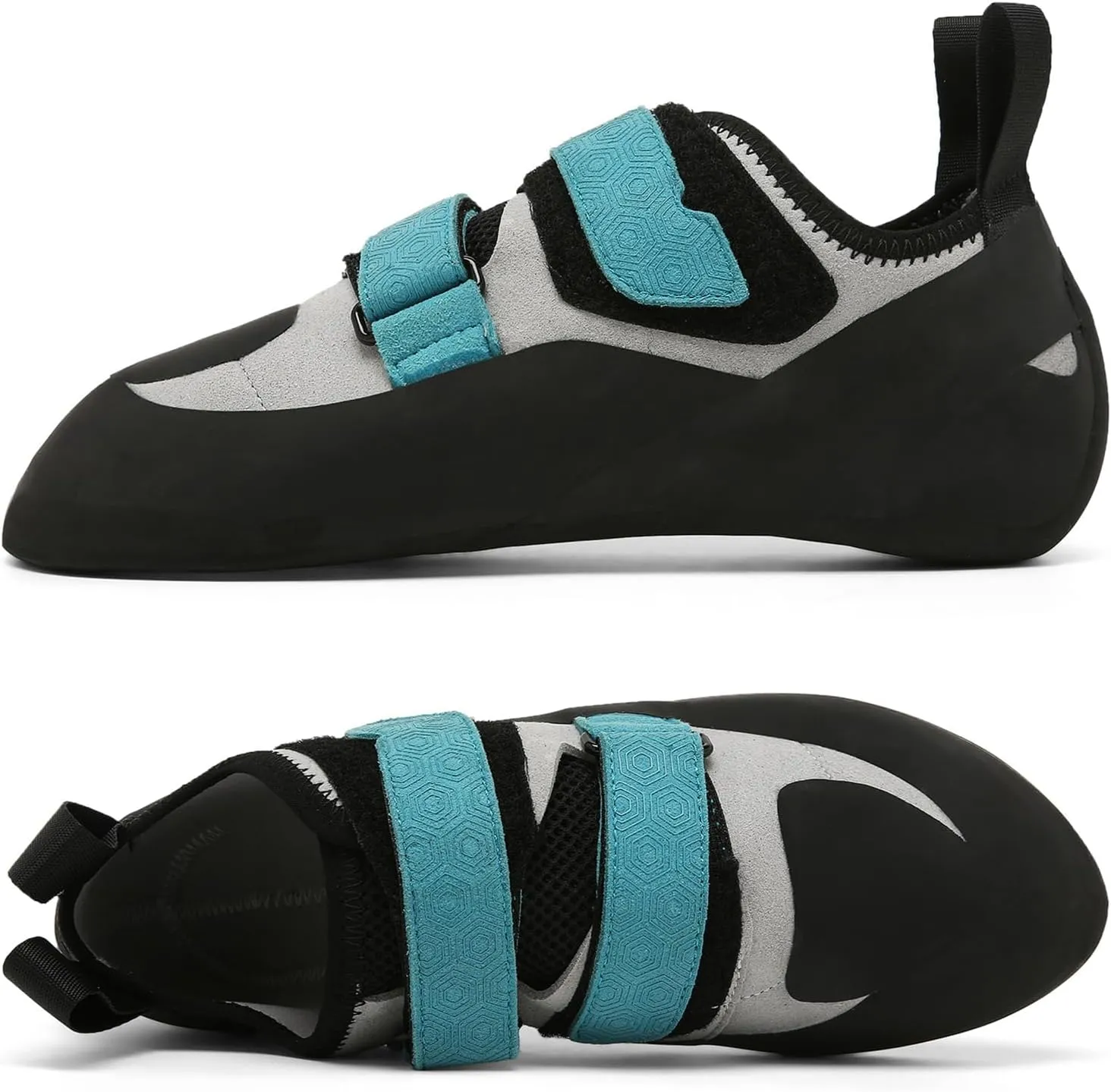 Mens Womens Rock Climbing Shoes Slip on Bouldering Trainers Casual Breathable Indoor Wall Climbing Shoes Lightweight Gym Sneakers
