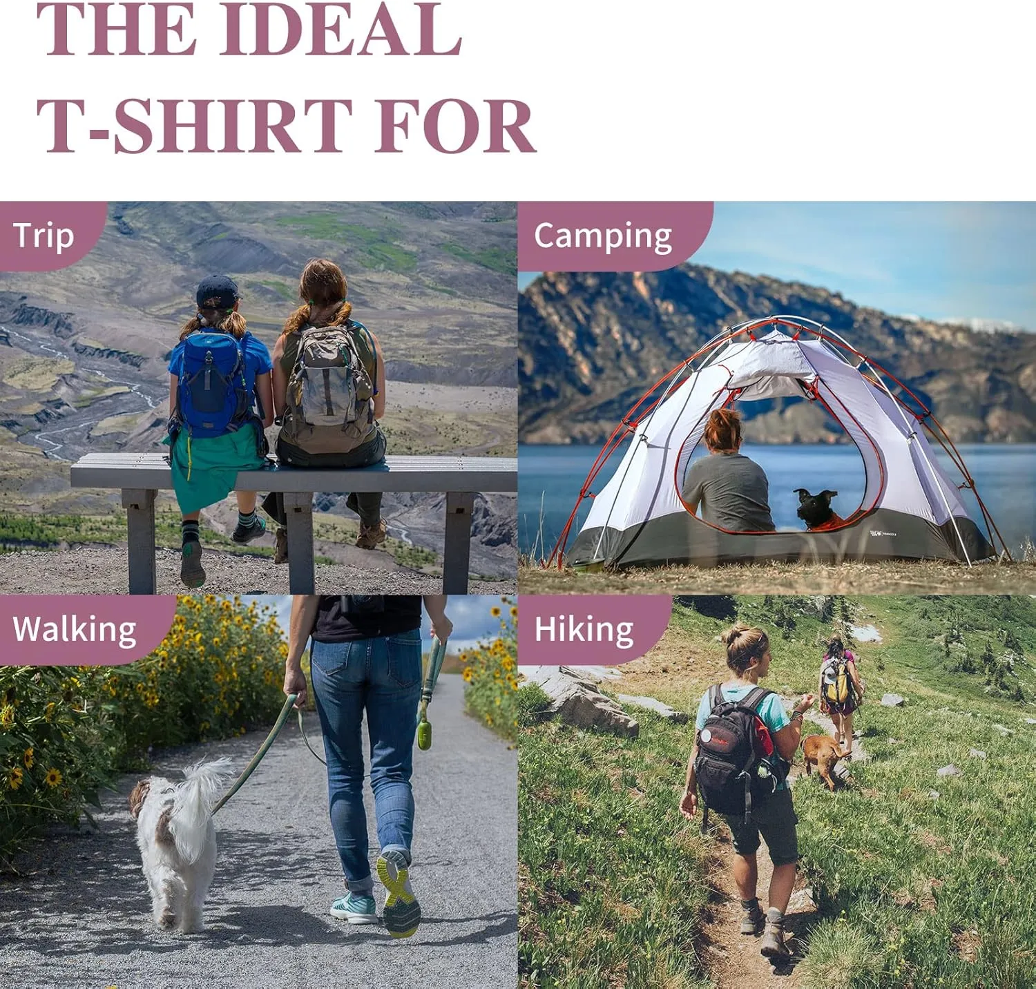 Merino Protect 100% Merino Wool V Neck T-Shirt for Women Short Sleeve Base Layers Odor Resistance Tops for Outdoor Hiking