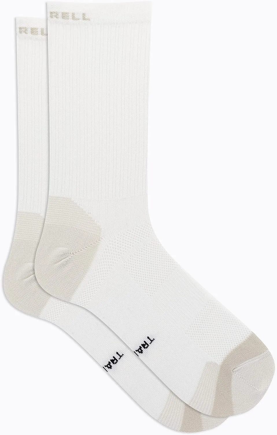 Merrell Men's and Women's Trail Running Lightweight Socks-Unisex Anti-Slip Heel and Breathable Mesh Zones