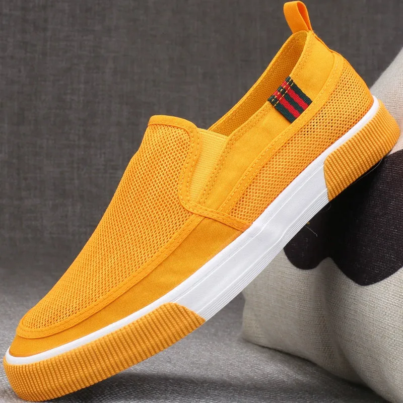 Mesh Lazy Beijing Driving Massive bargain Old 2 Thin Men's Shoes Men's Summer Men's Breathable Shoes Modern Shoes Men's Lazy Slip-on Trendy Cloth