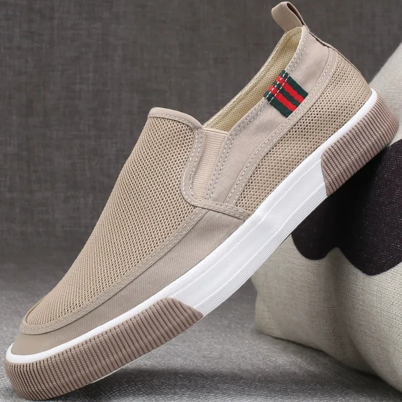 Mesh Lazy Beijing Driving Massive bargain Old 2 Thin Men's Shoes Men's Summer Men's Breathable Shoes Modern Shoes Men's Lazy Slip-on Trendy Cloth