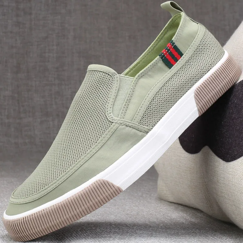 Mesh Lazy Beijing Driving Massive bargain Old 2 Thin Men's Shoes Men's Summer Men's Breathable Shoes Modern Shoes Men's Lazy Slip-on Trendy Cloth
