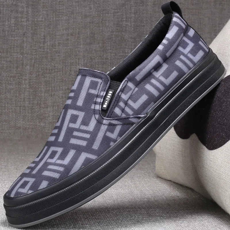 Mesh Lazy Beijing Driving Massive bargain Old 2 Thin Men's Shoes Men's Summer Men's Breathable Shoes Modern Shoes Men's Lazy Slip-on Trendy Cloth