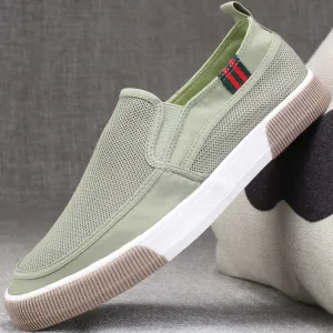 Mesh Lazy Beijing Driving Massive bargain Old 2 Thin Men's Shoes Men's Summer Men's Breathable Shoes Modern Shoes Men's Lazy Slip-on Trendy Cloth
