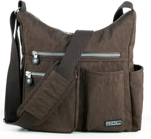 MHCNLL Crossbody Bag with Anti Theft RFID Pocket - Women Lightweight Water-Resistant Purse