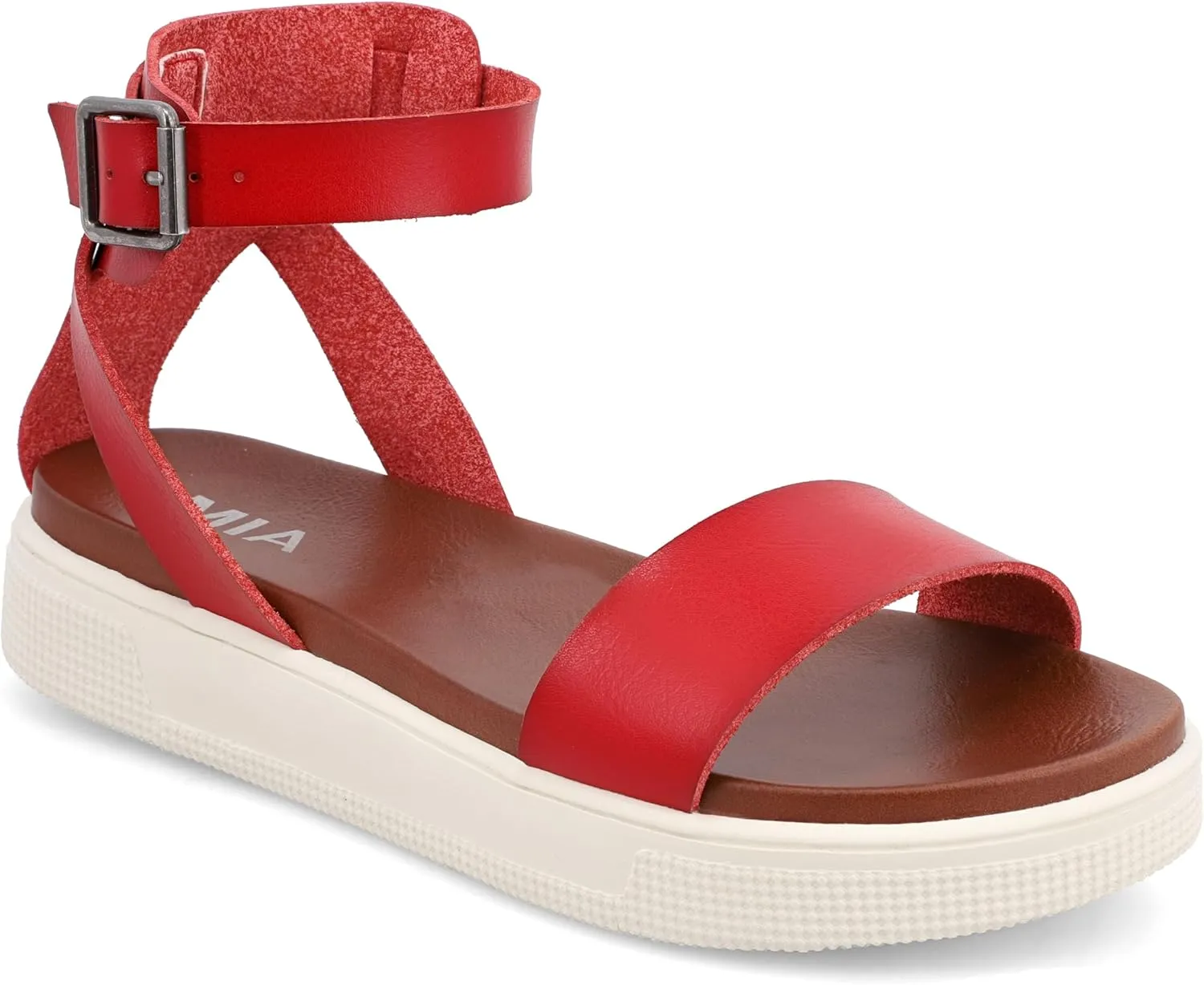 MIA Shoes Ellen Womens Ankle Strap Platform Sandals