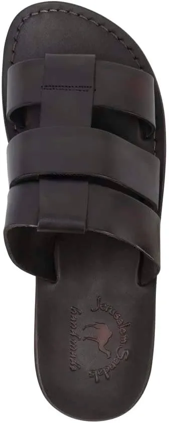 Micah - Leather Double Strap Sandal - Mens Sandals