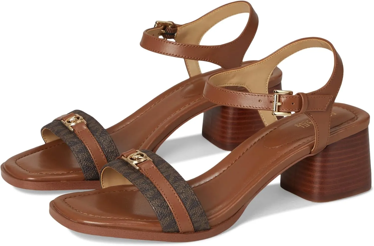 Michael Kors Women's Mandy Mid Sandal Heeled