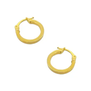 Mini Sleek Flat Hoops