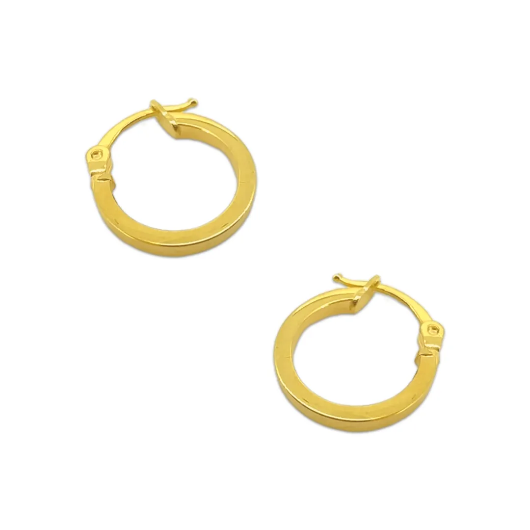 Mini Sleek Flat Hoops