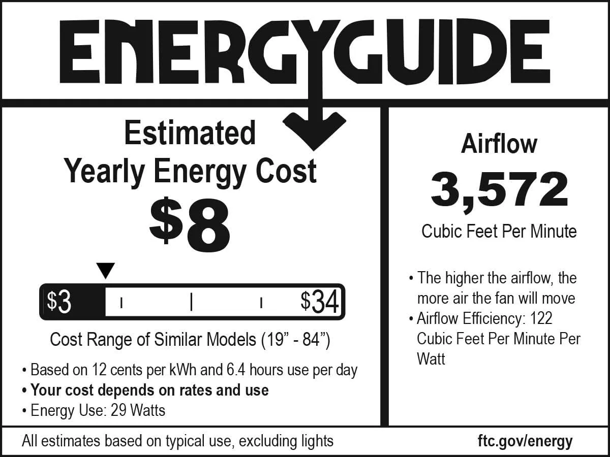 Minka-Aire 44" LED CEILING FAN, Flat White
