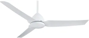 Minka-Aire Java 54 in. Indoor/Outdoor White Ceiling Fan with Remote Control