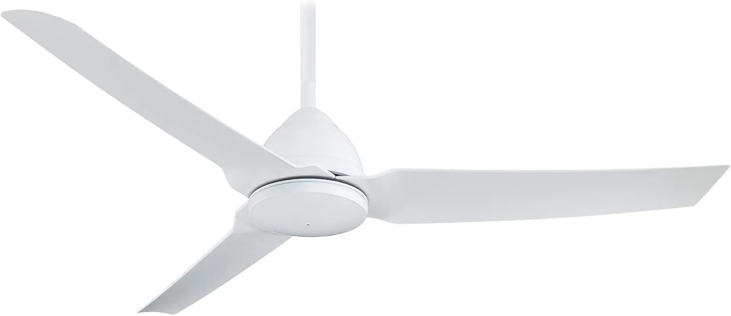 Minka-Aire Java 54 in. Indoor/Outdoor White Ceiling Fan with Remote Control