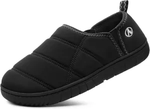 MIXIN Mens Slippers Indoor Outdoor Comfy Slip On Memory Foam House Shoes