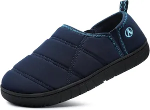 MIXIN Mens Slippers Indoor Outdoor Comfy Slip On Memory Foam House Shoes