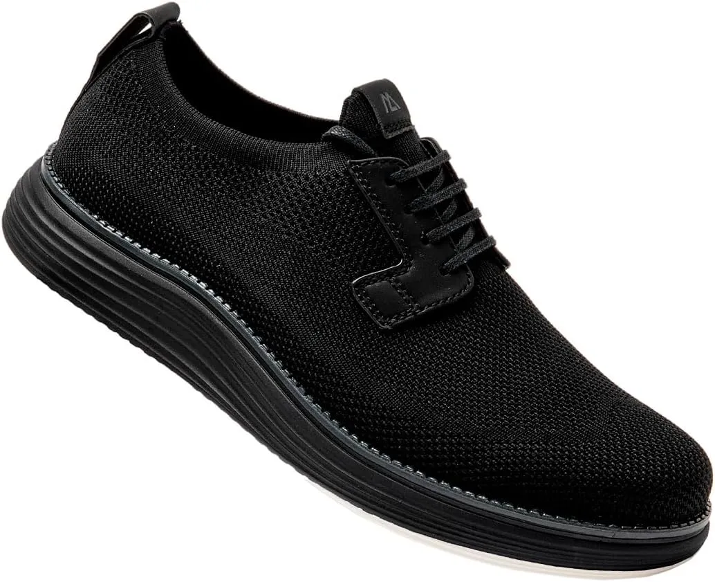 ModernistLook Glideo Men's Mesh Dress Shoes with Arch Support Wide Toe Box Breathable for Plantar Fasciitis and Foot Pain Relief