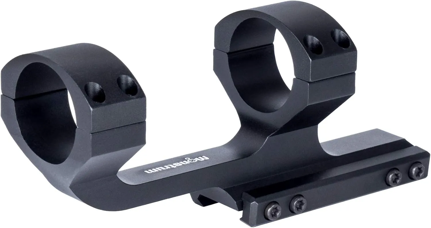 Monstrum Slim Profile Series Offset Cantilever Picatinny Scope Mount