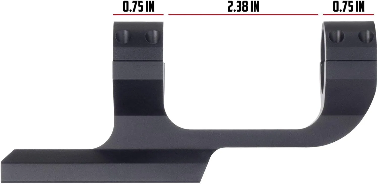 Monstrum Slim Profile Series Offset Cantilever Picatinny Scope Mount