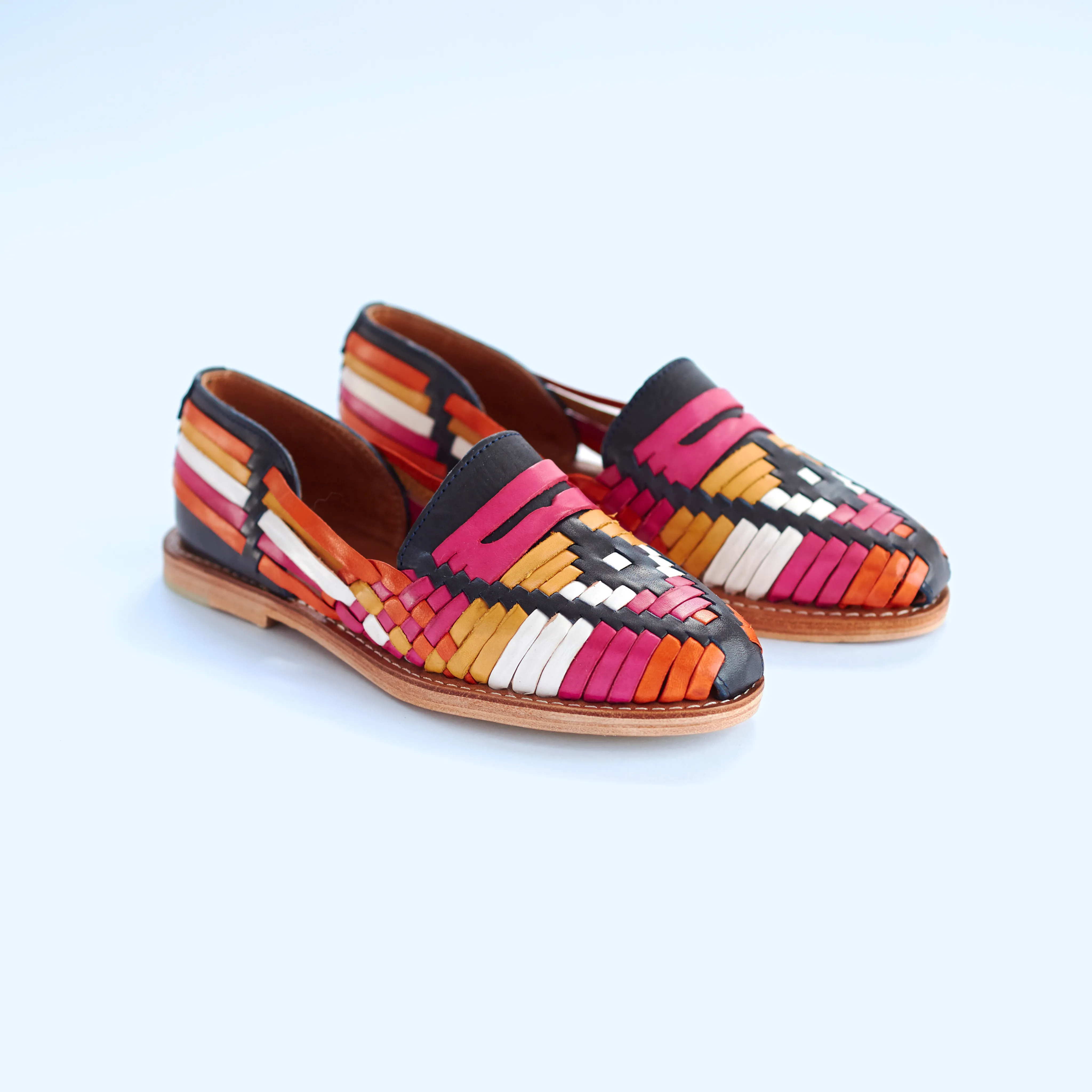 Multi-Coloured Leather Sebastian Loafer