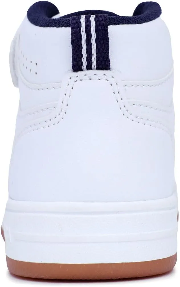 Nautica Kids High Top Basketball Sneakers – Toddler/Little Kid Fashion Boots, Comfortable Athletic Walking Shoes for Boys and Girls