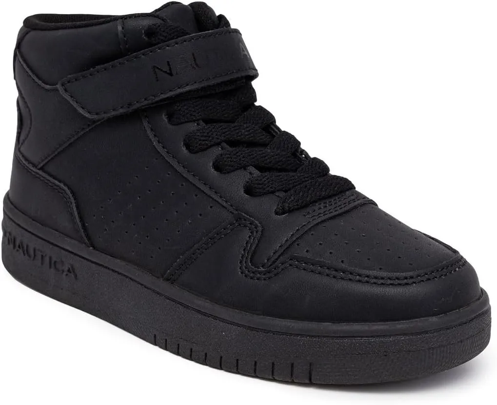 Nautica Kids Sneaker: Lace-Up Fashion Shoe with Boot-Like High Top Design for Boys and Girls (Big Kid/Little Kid Sizes) - Horizon