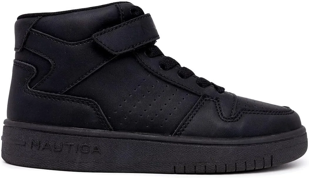 Nautica Kids Sneaker: Lace-Up Fashion Shoe with Boot-Like High Top Design for Boys and Girls (Big Kid/Little Kid Sizes) - Horizon