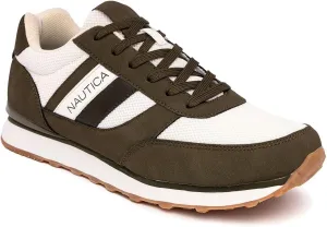 Nautica Men's Lace-Up Sneakers – Casual, Stylish, and Comfortable for Walking