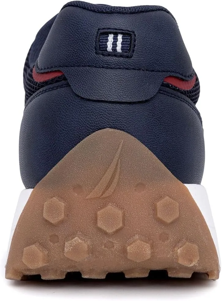 Nautica Men's Lace-Up Sneakers – Casual, Stylish, and Comfortable for Walking