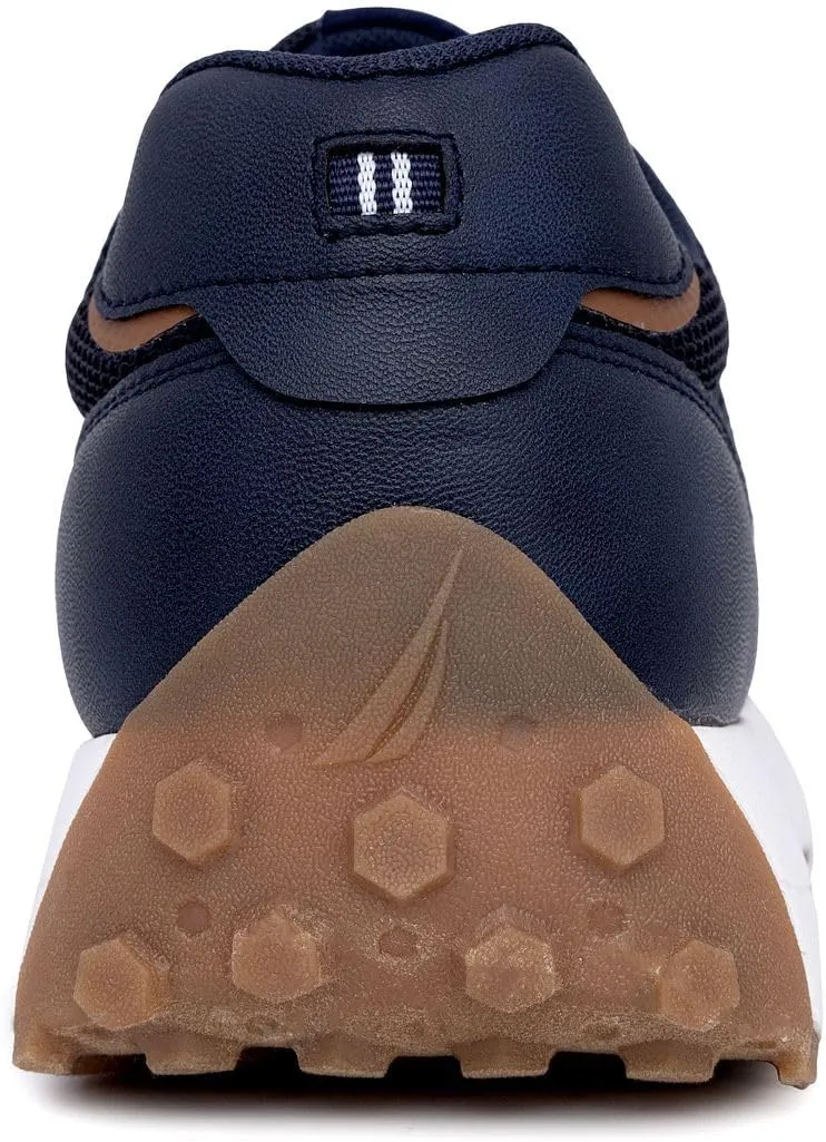 Nautica Men's Lace-Up Sneakers – Casual, Stylish, and Comfortable for Walking