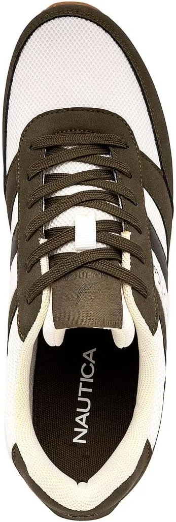 Nautica Men's Lace-Up Sneakers – Casual, Stylish, and Comfortable for Walking