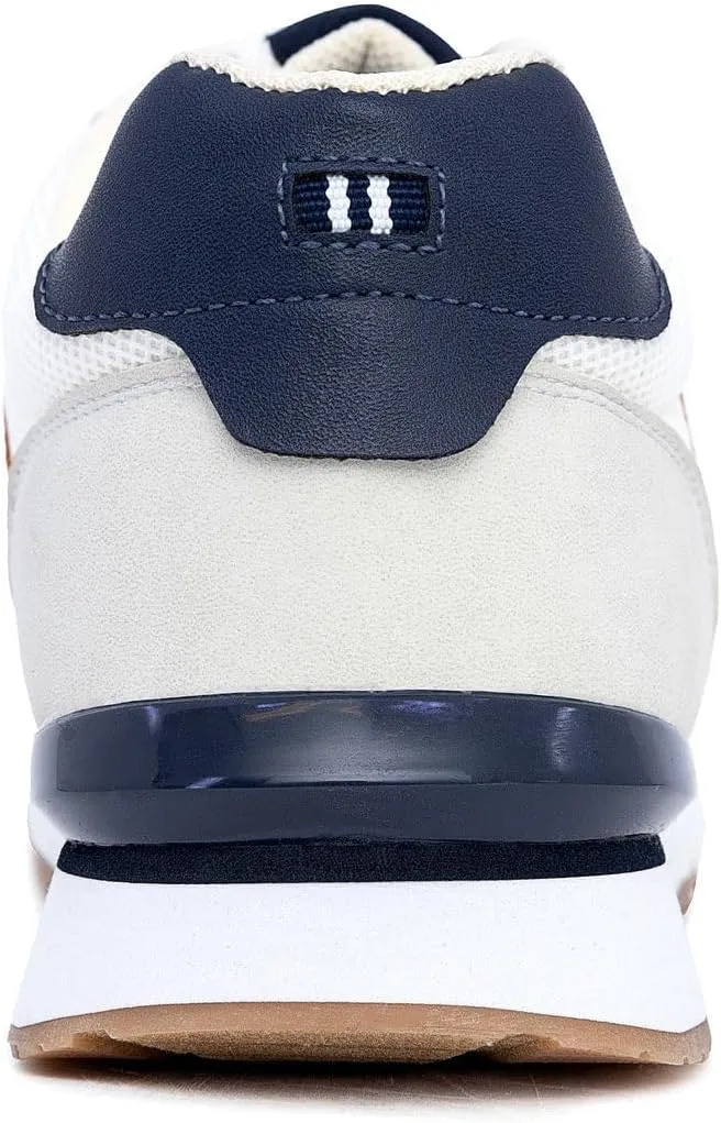 Nautica Men's Lace-Up Sneakers – Casual, Stylish, and Comfortable for Walking