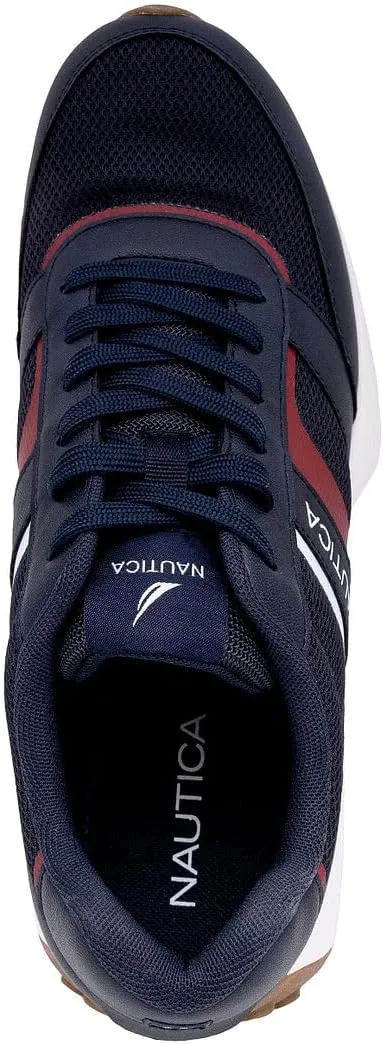 Nautica Men's Lace-Up Sneakers – Casual, Stylish, and Comfortable for Walking