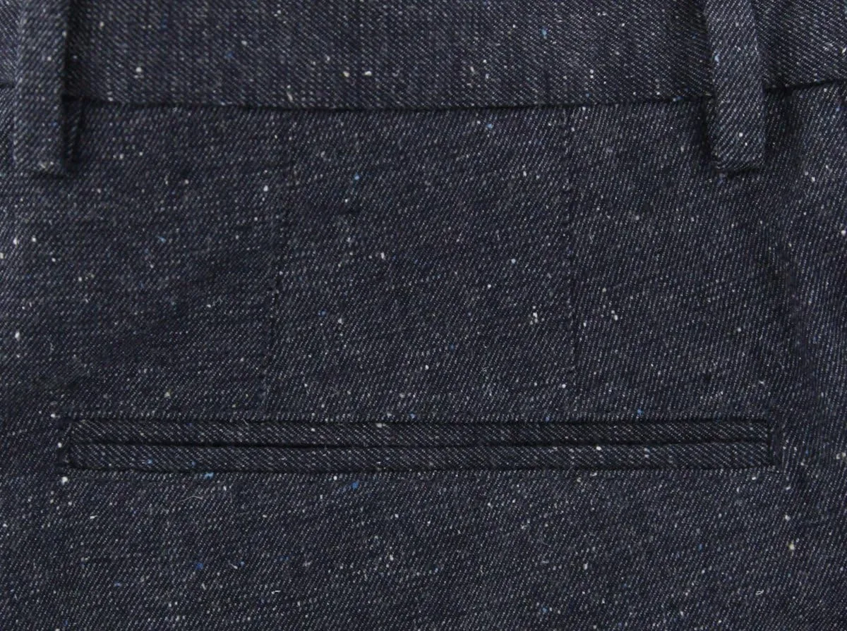 Navy Blue Fancy Pants - Slim