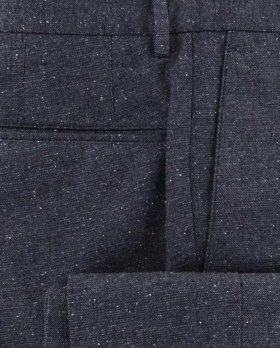 Navy Blue Fancy Pants - Slim