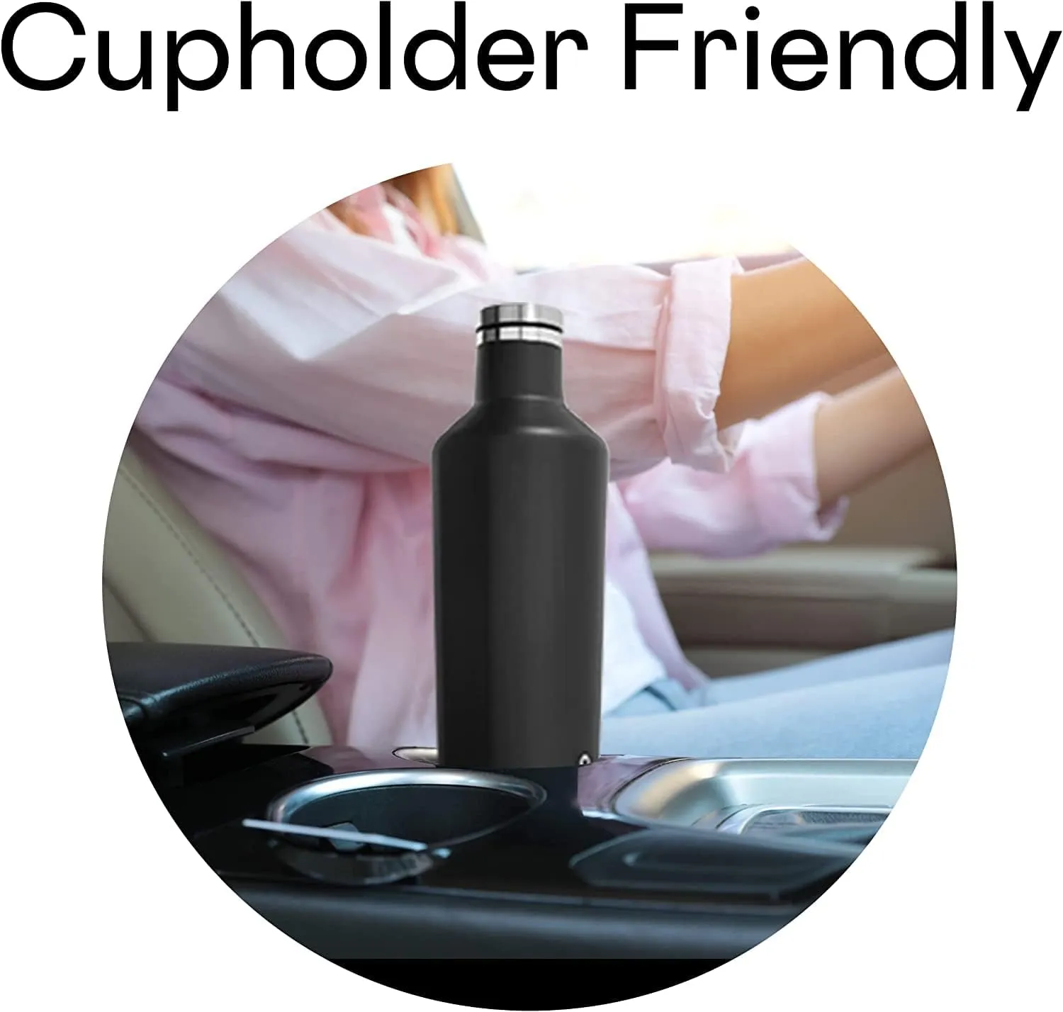 NCAA Corkcicle Insulated Canteen Water Bottle (Clemson Tigers)