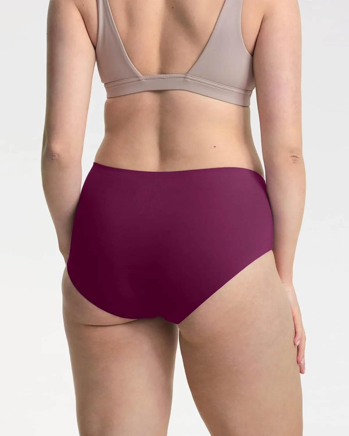 Neione Women's Cotton Underwear No Show Hipster Panties with Seamless Look No Panty Lines