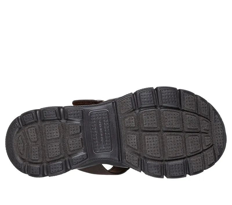 NEW Women's SKECHERS RELAXED FIT: EASY GOING - PERFECT COMPANY Chocolate LEATHER Sandals AUTHENTIC IN BOX