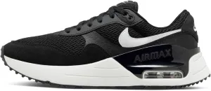Nike Men's Air Max System Sneaker, Black/White/Wolf Grey, 12