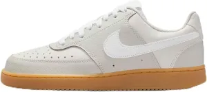 Nike Women's Court Vision Low Sneaker, Light Bone/White/Phantom/Gum Yellow, 6.5