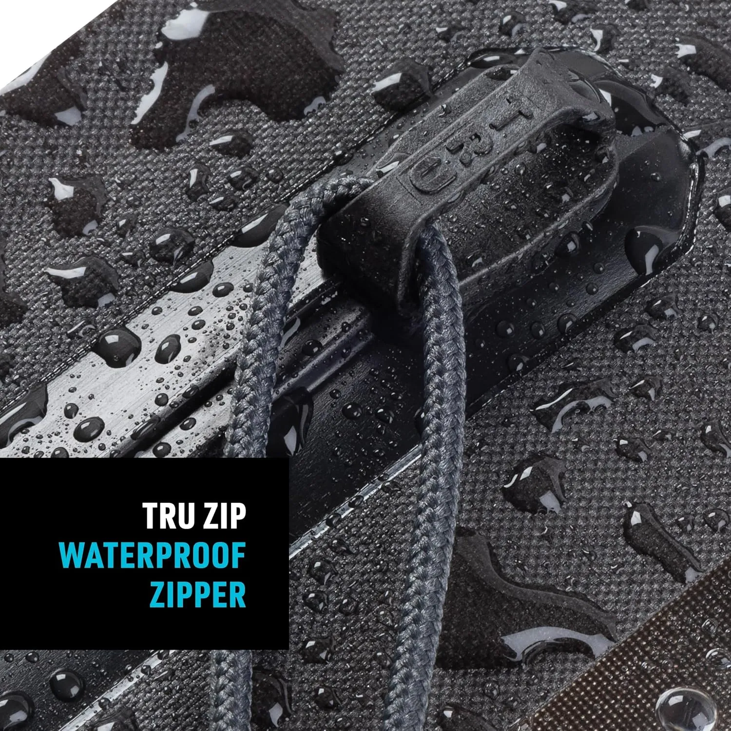 Nite Ize RunOff Waterproof Travel Pouch with TRU Zip - Dry Pouch for Phone & Travel Necessities - Touchscreen Friendly - Waterproof with Reliable Zipper - Charcoal, Small