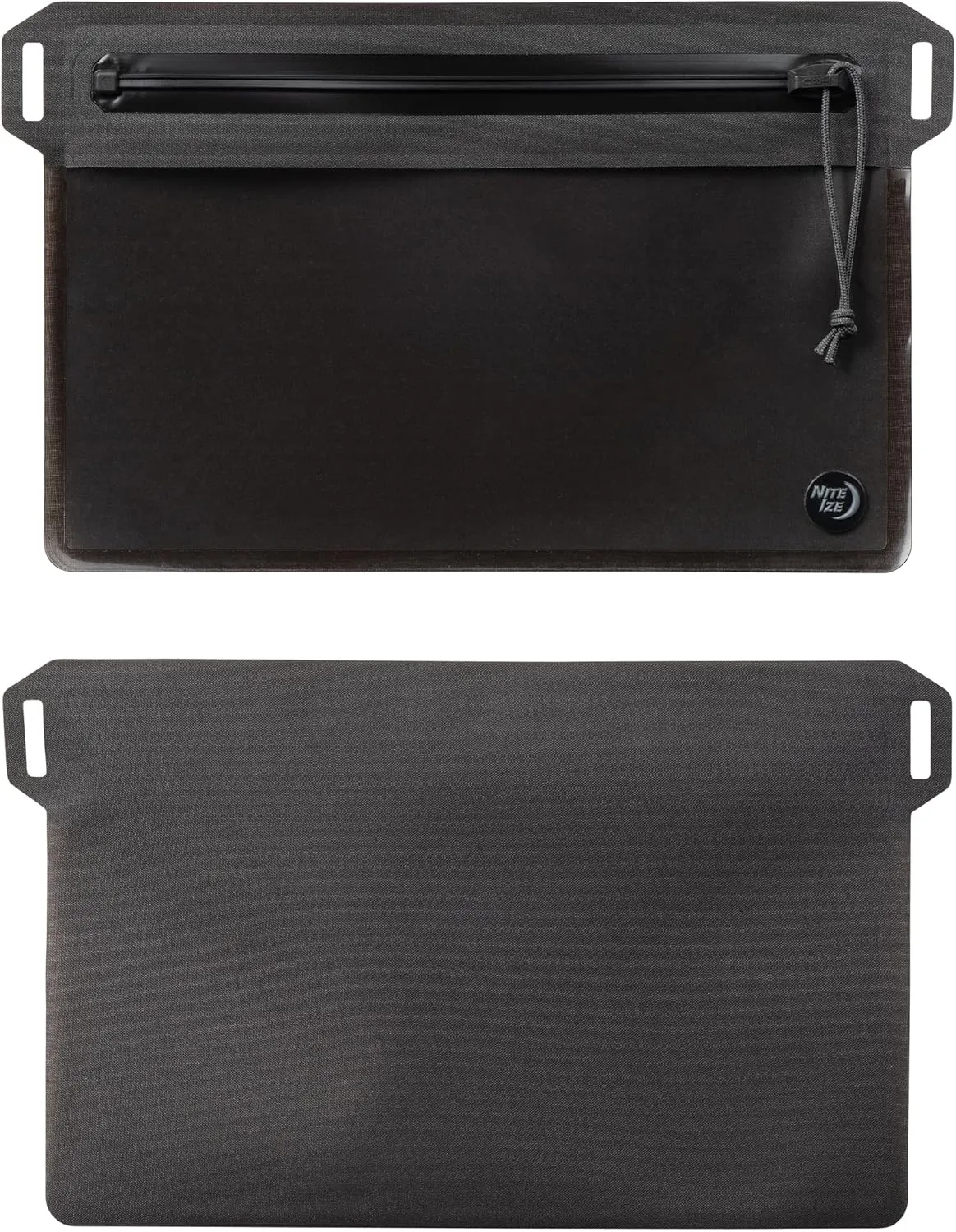 Nite Ize RunOff Waterproof Travel Pouch with TRU Zip - Dry Pouch for Phone & Travel Necessities - Touchscreen Friendly - Waterproof with Reliable Zipper - Charcoal, Small
