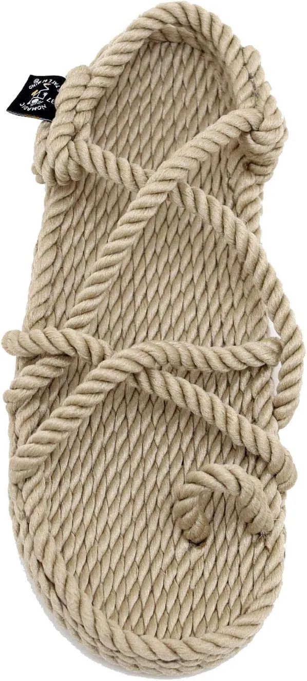 Nomadic State of Mind Rope Sandals, Toe Joe Sandals for Men and Women, Unisex, Handmade Shoes, Straw Sandals