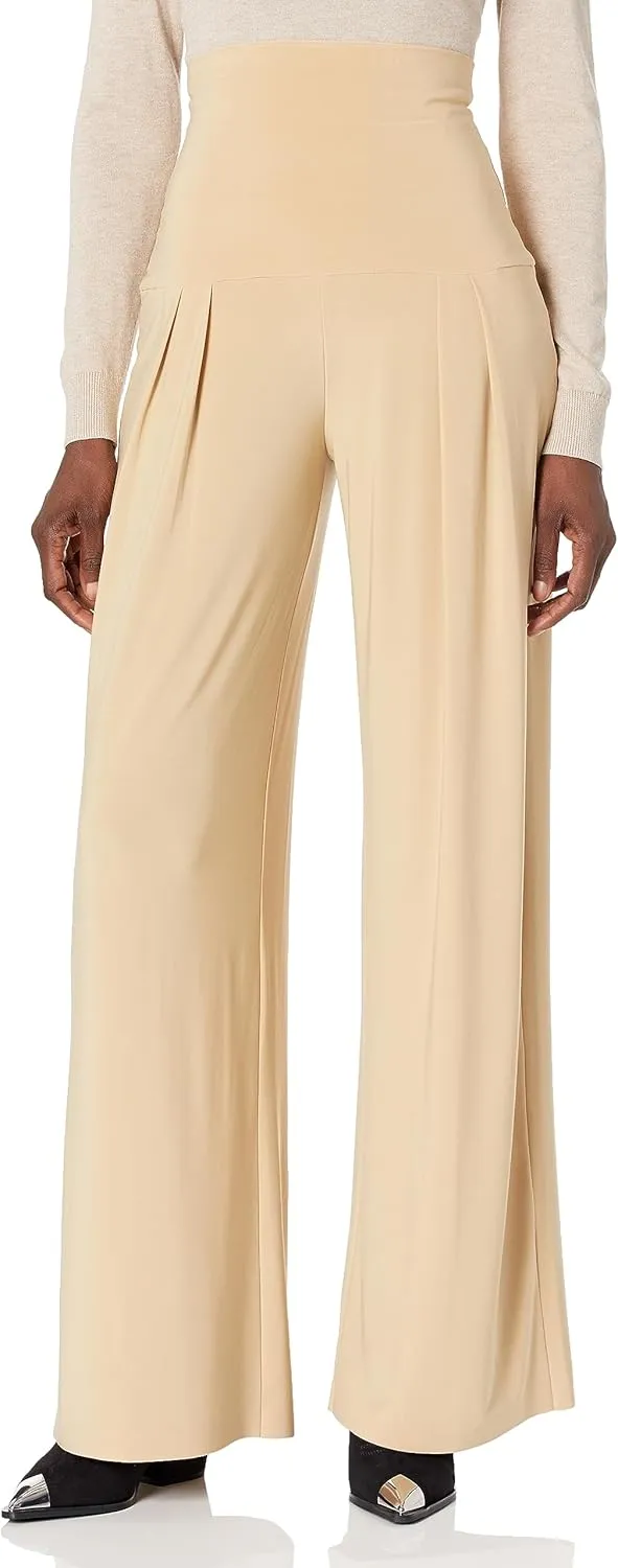 Norma Kamali Women's High Waist Pleat Pant