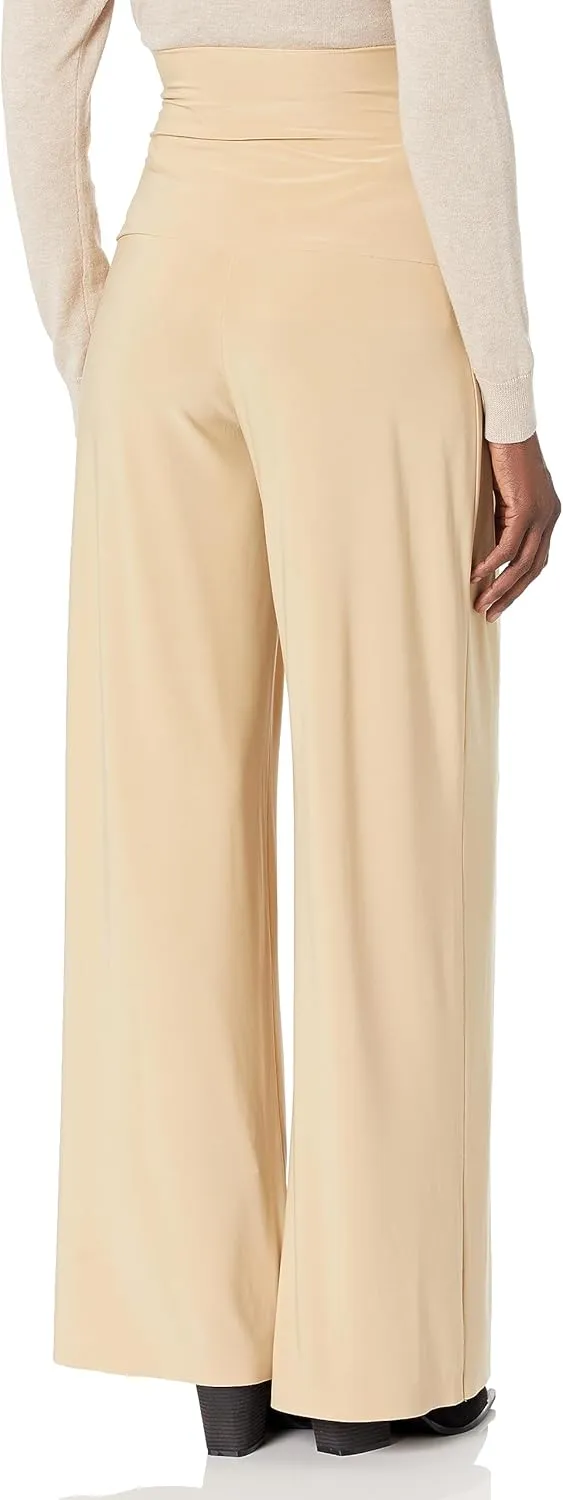 Norma Kamali Women's High Waist Pleat Pant