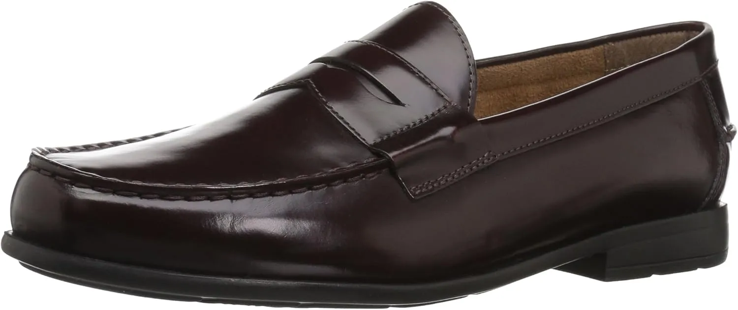 Nunn Bush Men's Drexel Moc Toe Penny Loafer with KORE Walking Comfort Technology