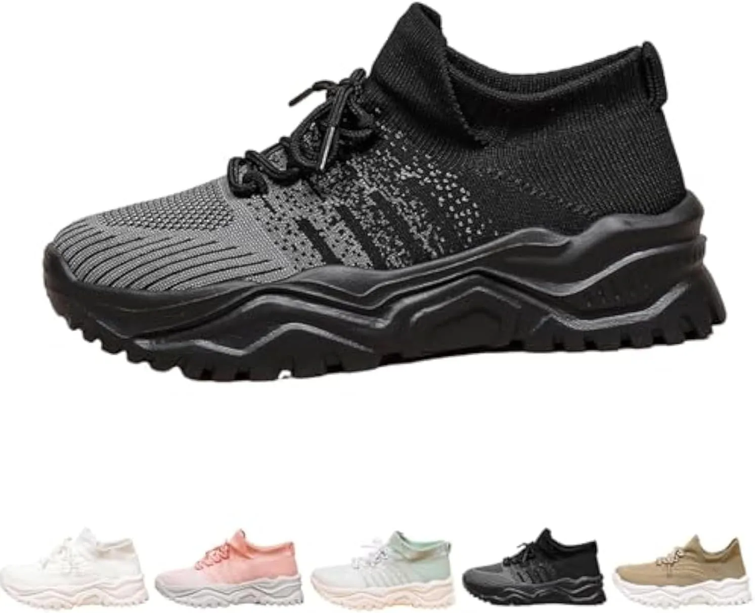Nurse Babe Shoes,Classic Slip-On Breathable Mesh Sneakers,Non-Slip Lightweight Walking Shoes for Women,Classic Lace up Slip-on Breathable Sneakers for Women on Feet All Day