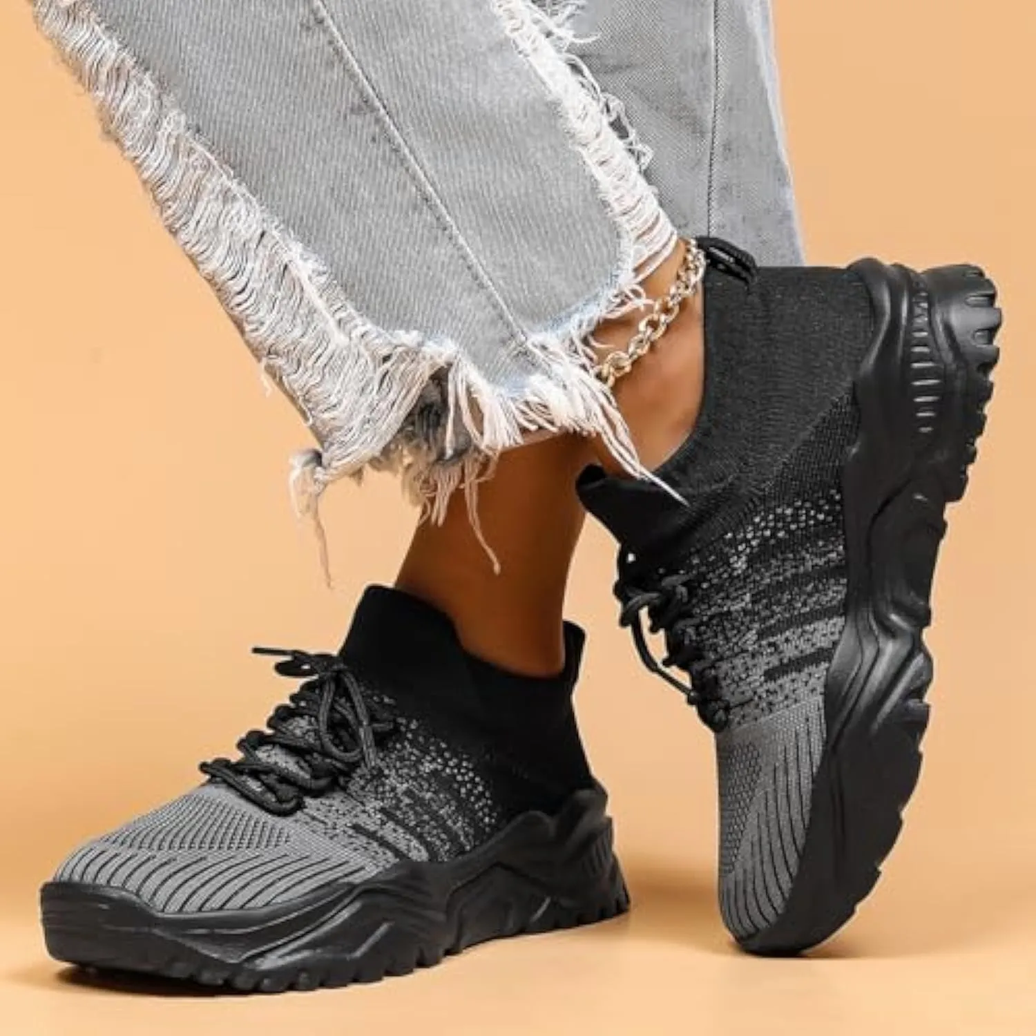 Nurse Babe Shoes,Classic Slip-On Breathable Mesh Sneakers,Non-Slip Lightweight Walking Shoes for Women,Classic Lace up Slip-on Breathable Sneakers for Women on Feet All Day