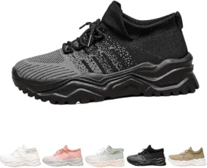 Nurse Babe Shoes,Classic Slip-On Breathable Mesh Sneakers,Non-Slip Lightweight Walking Shoes for Women,Classic Lace up Slip-on Breathable Sneakers for Women on Feet All Day