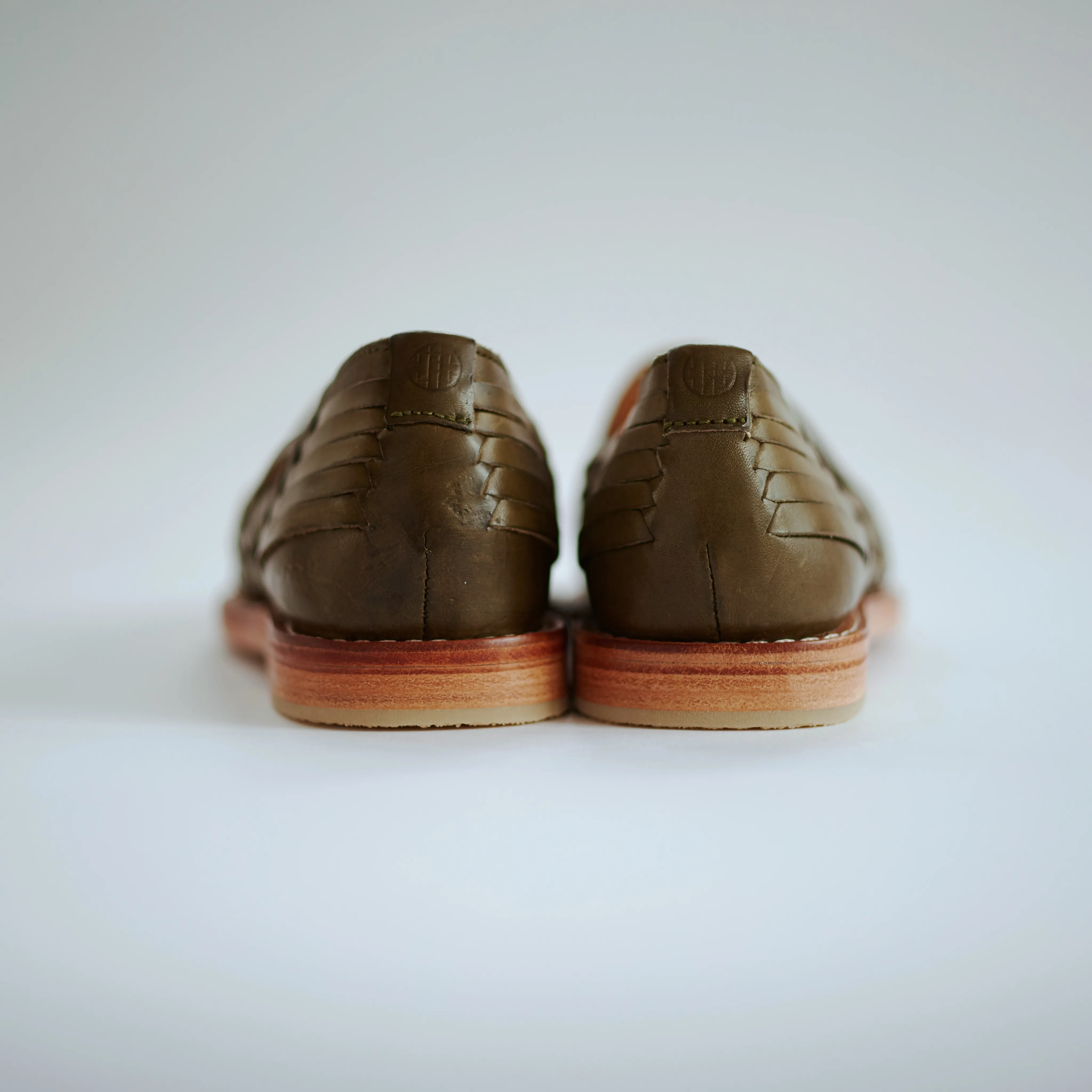 Olive Green Leather Sebastian Loafer