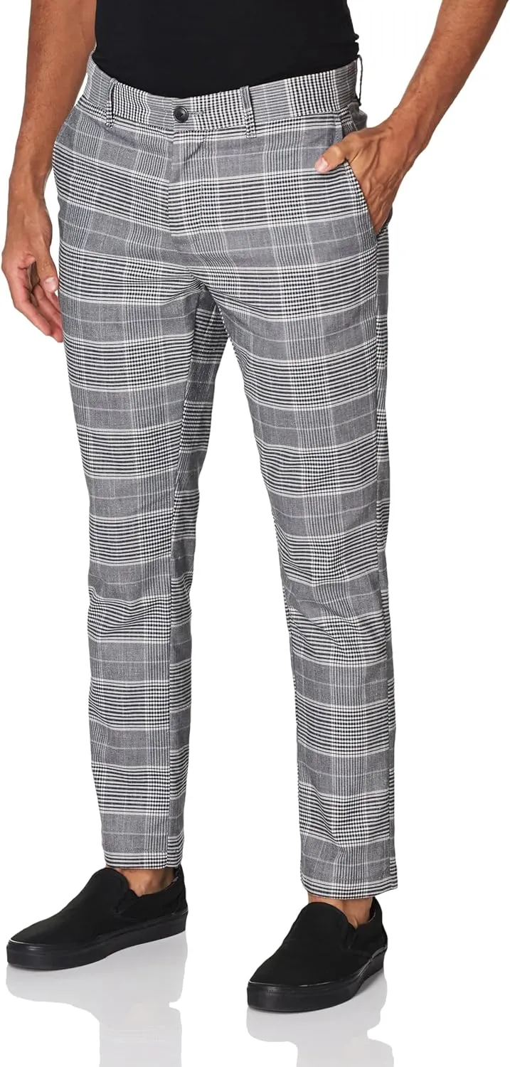 Original Penguin Men's Slim Fit Plaid Pant